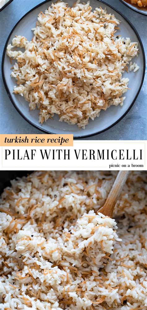 Turkish Rice Pilaf In Under 1 Hour Picnic On A Broom Recipe