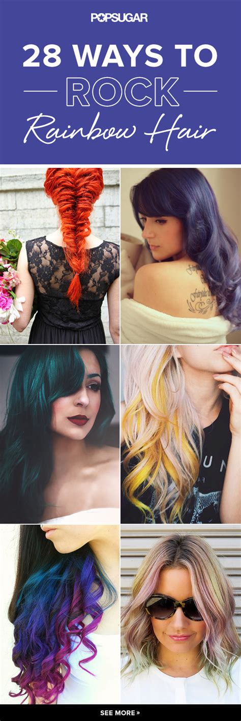 28 Real Girls Prove Anyone Can Rock Rainbow Bright Hair Ombré Hair