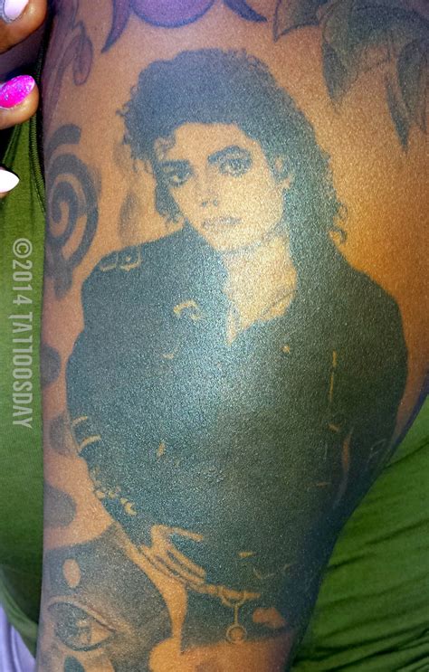 Tattoosday A Tattoo Blog Erika Helps Us Remember Michael Jackson