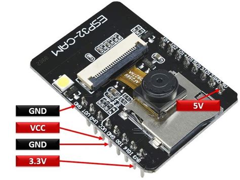 Esp32 Cam Ai Thinker Pinout Gpio Pins Features And How To Program