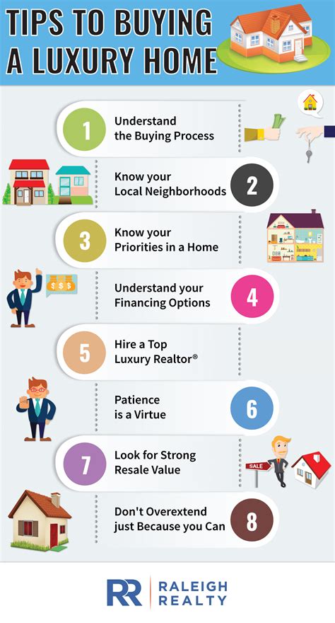8 Luxury Home Buying Tips You Need To Know Infographic