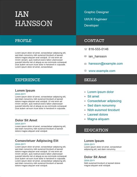 25 Free Resume Templates For Microsoft Word To Download
