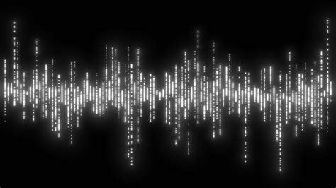 Audio Wavefrom Abstract Music Waves Oscillation Green Audio Waveform