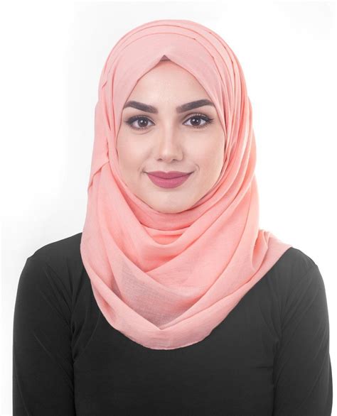 peach bud cotton voile hijab cotton voile hijab hijab style tutorial