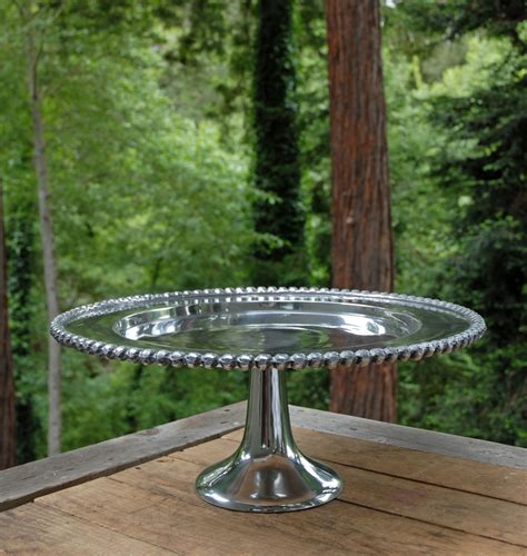 Party Rental Silver Pedestal Cake Stand Sw Florida Exclusive Affair