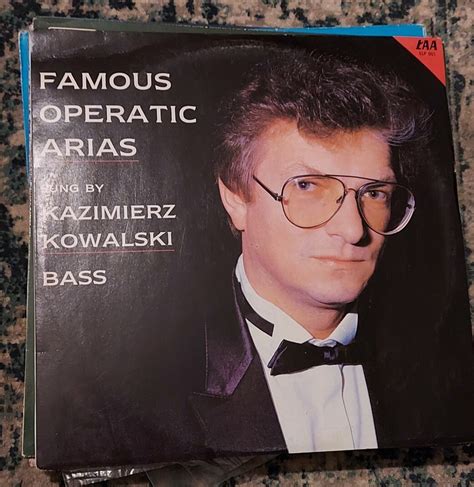 Famous Operatic Arias Kaziemierz Kowalski Warszawa Kup Teraz Na