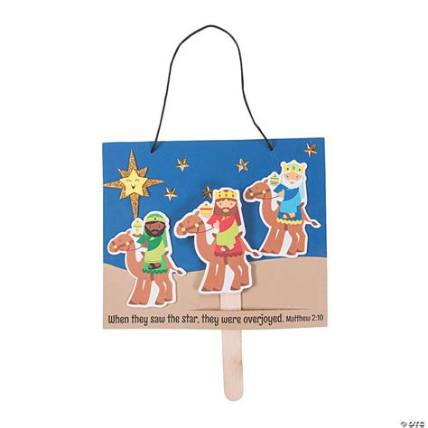 The Wise Men Followed The Star Sign Pop Up Craft Kit Makes 12