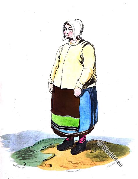Dalarna Costumes Sweden 1809 World4