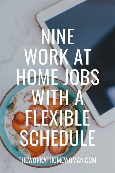 9 Flexible Work From Home Jobs With No Set Schedule Work From Home
