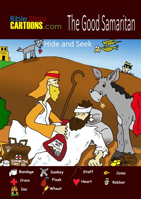 Hide And Seek The Good Samaritan Bible Story Cartoons Good
