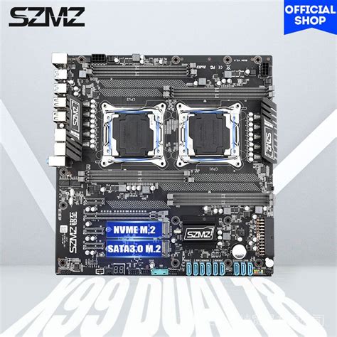 Szmz X99 Dual Cpu Motherboard Socket Lga 2011 V3 Mother Board Support