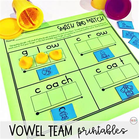 Long O Vowel Teams Oa Ow Phonics Activities And Games Vowel Team