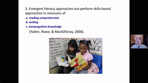 Emergent Literacy Vs Reading Readiness This Short Video Describes The