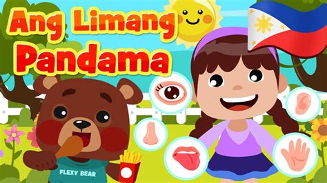 Ang Limang Five Senses Song Flexy Bear Original Awiting Pambata