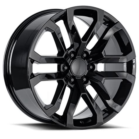 22 Fit Chevy Silverado Gloss Black Wheels 1500 Gmc Tahoe Suburban 2019