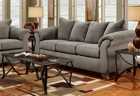 Affordable Furniture Sensations Grey Sofa