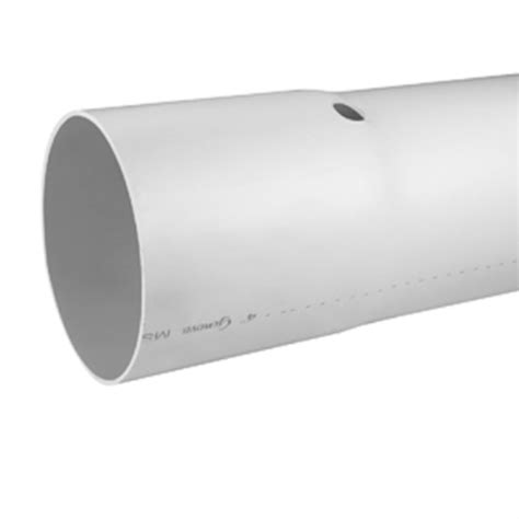 Charlotte Pipe 3 In X 10 Ft Perforated Pvc Drain And Sewer Pipe