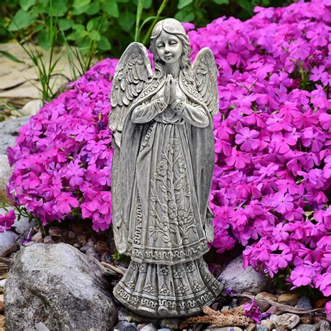 Angelic Messenger Garden Angel Statue Franklin Mint