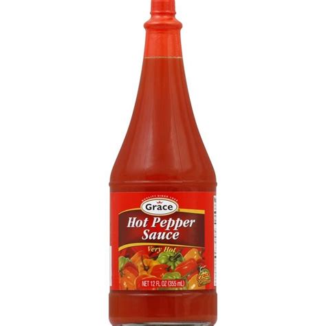 Grace Hot Pepper Sauce Very Hot 355ml