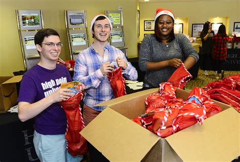 Sga Fills Hundreds Of Stockings For Salvation Army High Point University