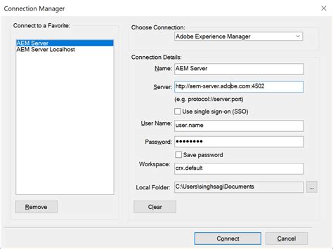 Set Up The Adobe Experience Manager Connector