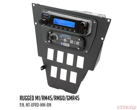 Rugged Radios Rm60rm45gmr45 Multi Mount Kit Polaris Rzr Pro Xp 2020