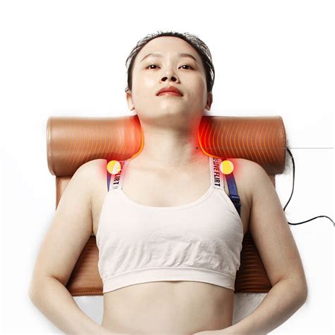 Househol Heating Neck Shoulder Back Body Electric Massage Pillow Shiatsu Massager Device