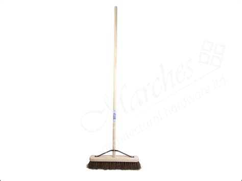 Stiff Bassine Broom 450mm 18 In Handle And Stay Brush Heads