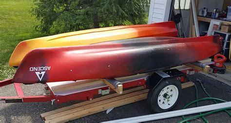 The Diy Kayak Trailer That Saves Your Back And Budget Hiking Earth