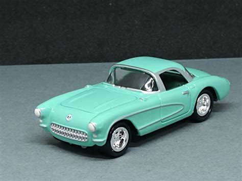 1956 56 Chevy Corvette Hardtop Collectible 164 Scale Classic Limited
