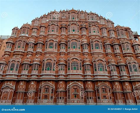 Hawa Mahal Jaipur Also Known As Air Castle Pink City Stock Image