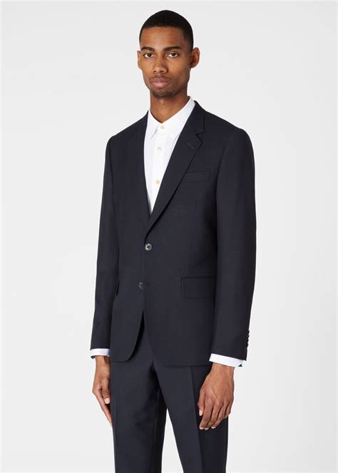 Paul Smith The Soho Tailored Fit Navy Wool A Suit To Travel In Navy