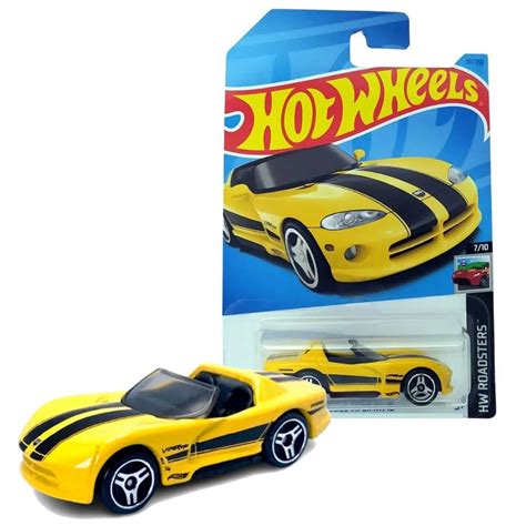 Carrinho Hot Wheels Dodge Viper Rt10 Amarelo Hkh43 Hw Roadsters