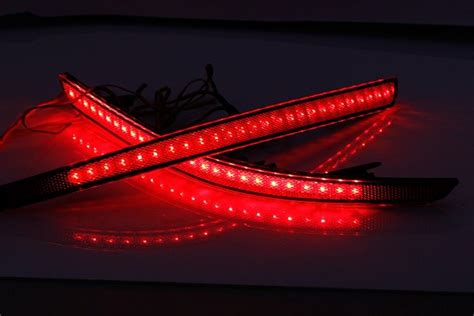 12V High Power 7W Red Auto Brake Lamp LED Rear Bumper Reflector Tail