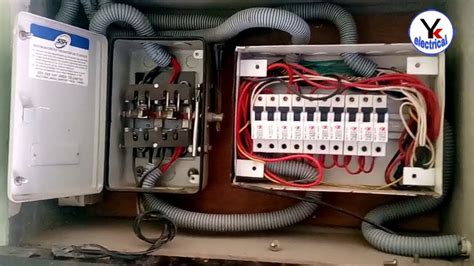 Three phase distribution db box connection.what is a three phase line?in electrical engineering three phase electric power systems have at least three conduc. Single Phase Change Over Switch in House Wiring | YK ...
