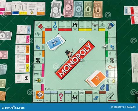 Playing Monopoly Board Game Editorial Stock Photo Image Of Money