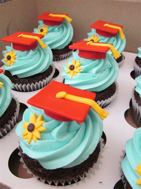 Graduation Cupcakes Brownie Cupcakes Cupcake Cakes Graduation Cupcakes Milk And Honey