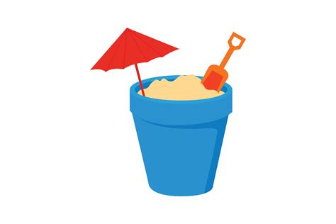 Summer Sand Bucket Icon Graphic By Soe Image Creative Fabrica