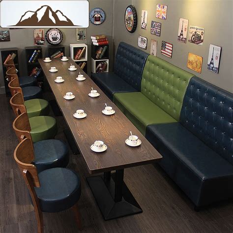 Find Modern Design Coffee Shop Dining Table And Booths Sofa Se001 1