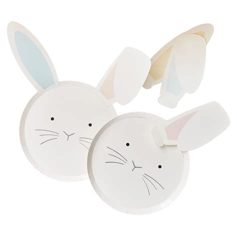 Bunny Rabbit Easter Party Plates Balloonbx