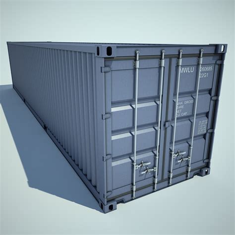 Cargo Container 3d Model 10 3ds Max Obj Free3d