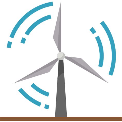 Wind Energy Mynamepong Flat Icon