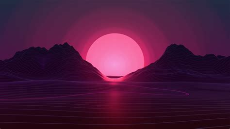 Retro Sunset 4k Wallpapers Wallpaper Cave