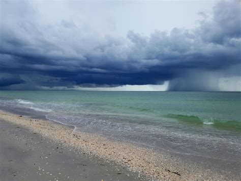 Rain or shine, a walk on the beach is always welcome! | Florida weather