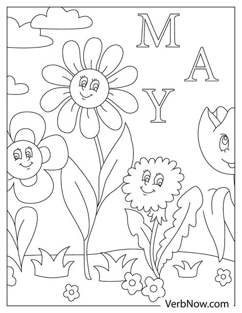 Free May Coloring Pages And Book For Download Printable Pdf Verbnow