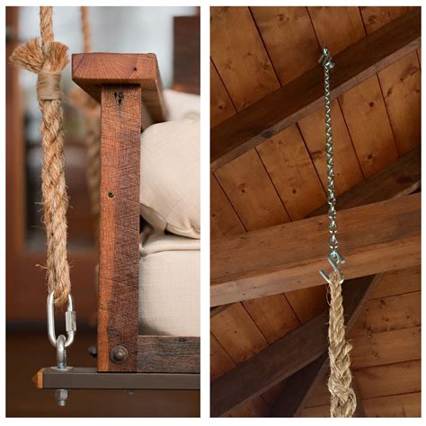 I'm not accustomed to seeing them. Swing Bed Hanging Rope - The Porch Company