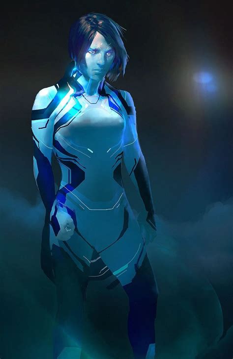 Artstation Cortana Research 2 Daniel Chavez Sci Fi Charachers Halo 5 Concept Art World