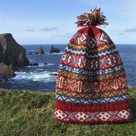 Fair Isle Fishermans Kep Hand Knit By Legendary Fair Islander Annie