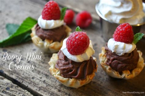 We may earn commission from the links on this page. Mini Boozy Chocolate Cream Desserts - Daily Appetite
