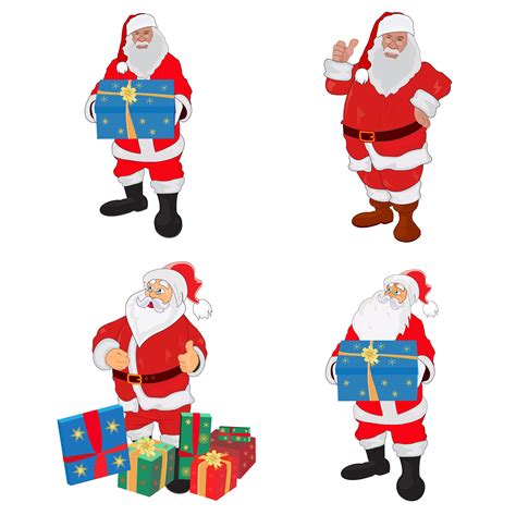 Santa Claus Vector Pre Designed Illustrator Graphics ~ Creative Market